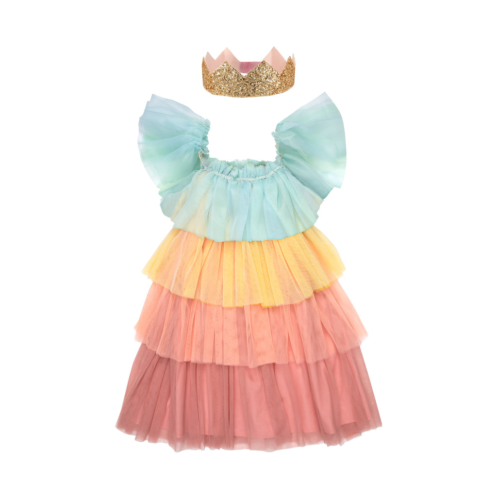 Rainbow on sale ruffle dress