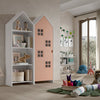 'Beach House' Wardrobe and Shelf Set Pink by Vipack, available at Bobby Rabbit. Free UK Delivery over £75