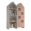 'Beach House' Wardrobe and Shelf Set Pink by Vipack, available at Bobby Rabbit. Free UK Delivery over £75