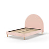 'Moon' Boucle Double Bed Pink by Vipack, available at Bobby Rabbit. Free UK Delivery over £75