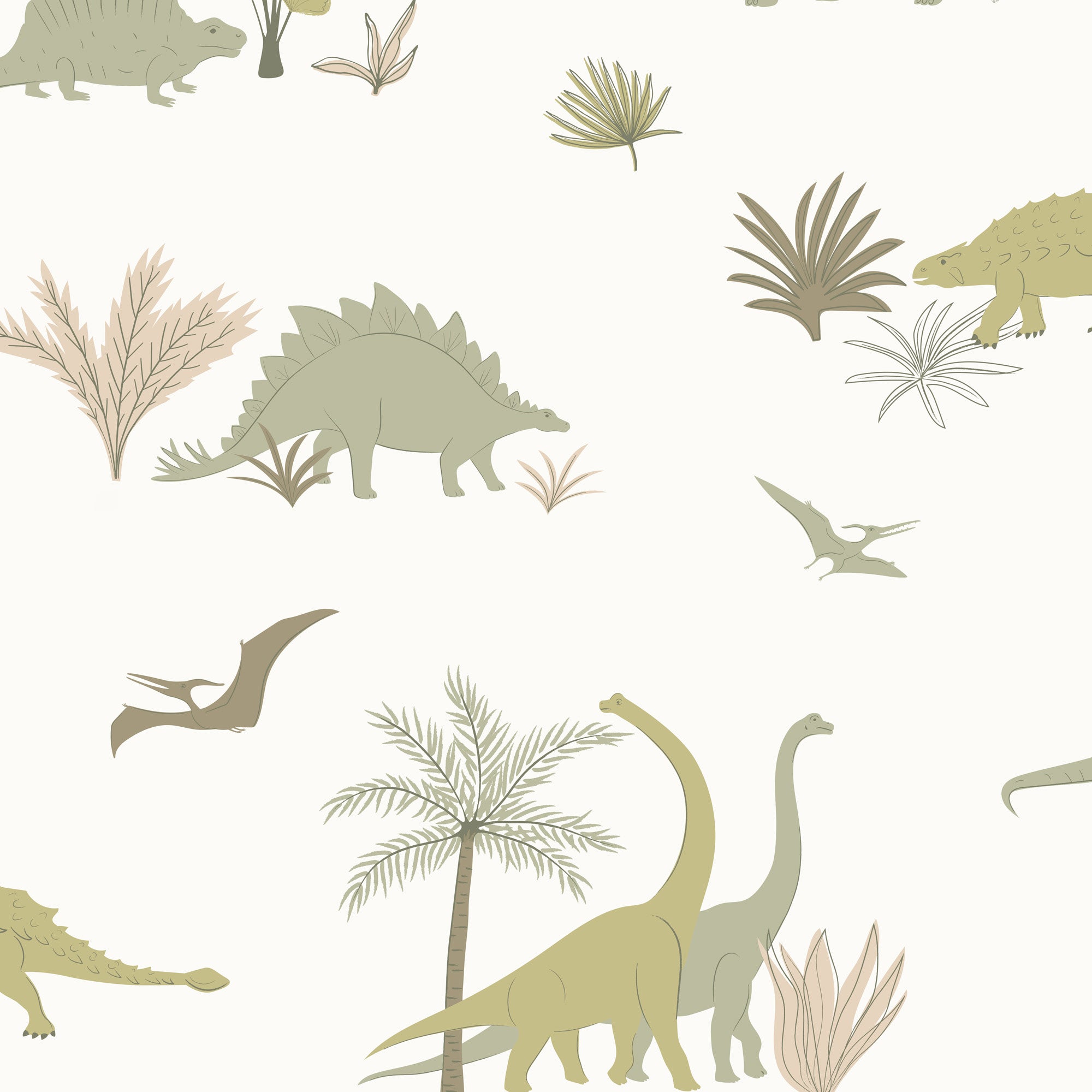 Dinosaurs wallpaper – Hibou Home